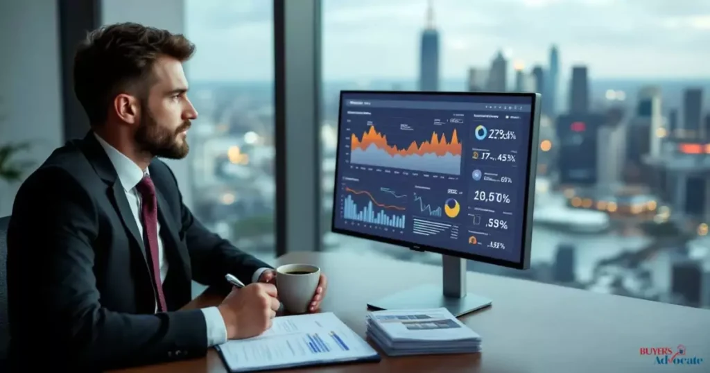 A buyers agent analysing local market data