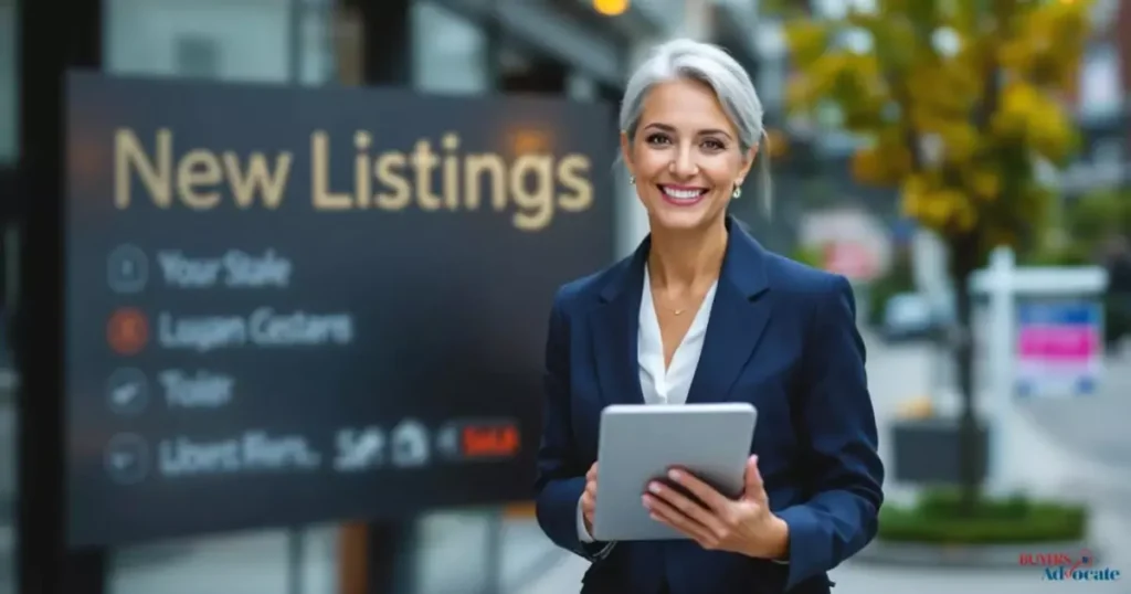 A buyers agent helping clients find suitable properties.
