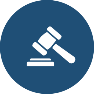 Auction gavel icon representing professional bidding and property negotiation services