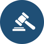Gavel icon representing strategic auction bidding and property negotiation